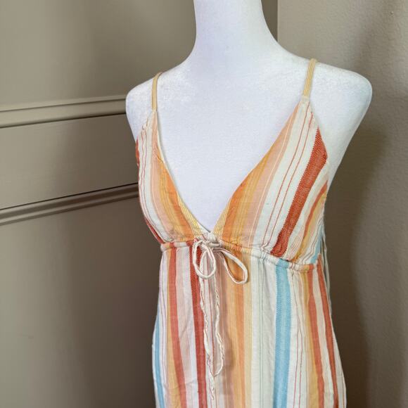 L*Space Victoria Dress Sunset Skies Stripe Size Small Resortcore Effortless Boho - Picture 3 of 9
